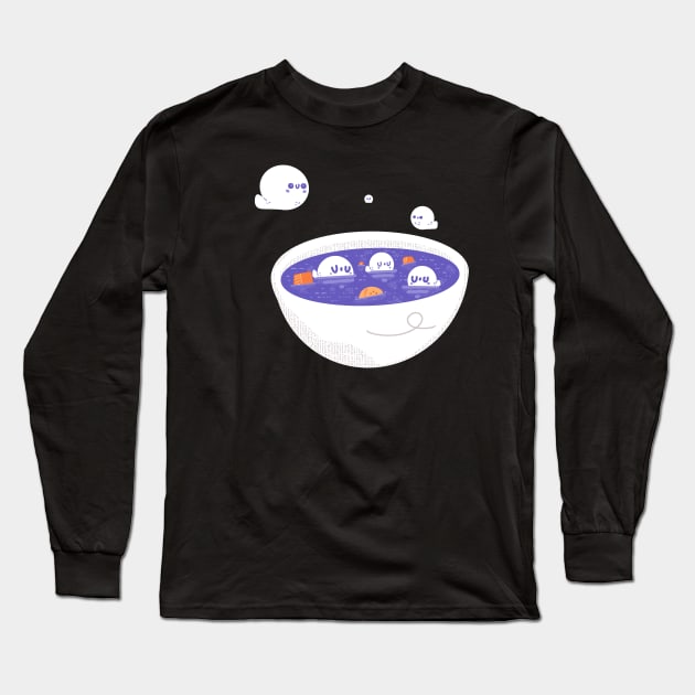 Ginataang Boo-lo boo-lo Long Sleeve T-Shirt by Fluffymafi